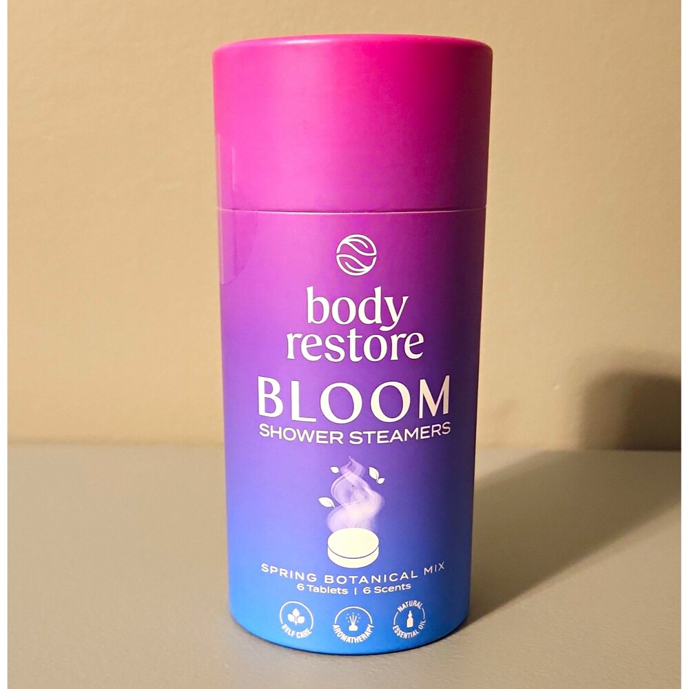 Body Restore Bloom Shower Steamer Tablets Spring Botanical Mix 6 LOT#BR101624